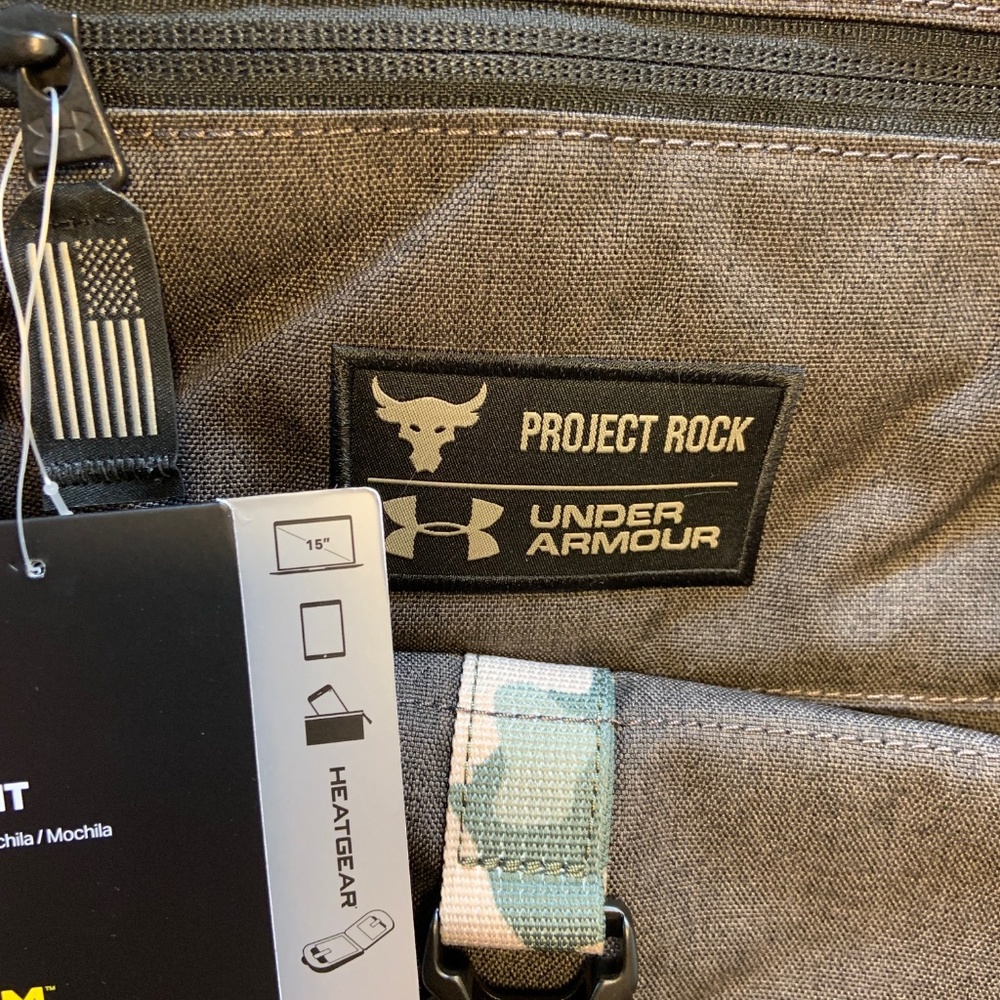 New Under Armour The Rock USDNA Camo Backpack - Picture 7 of 8